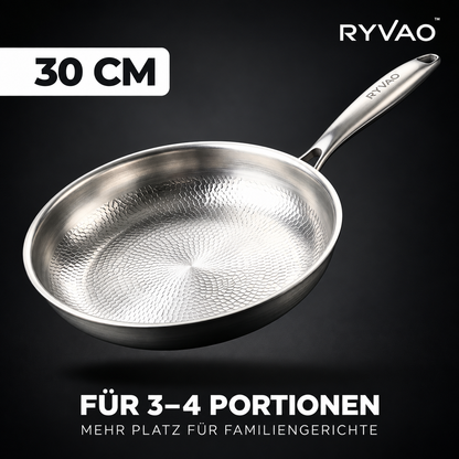 Ryvao™ Titanpfanne – Reines Titan ohne Beschichtung