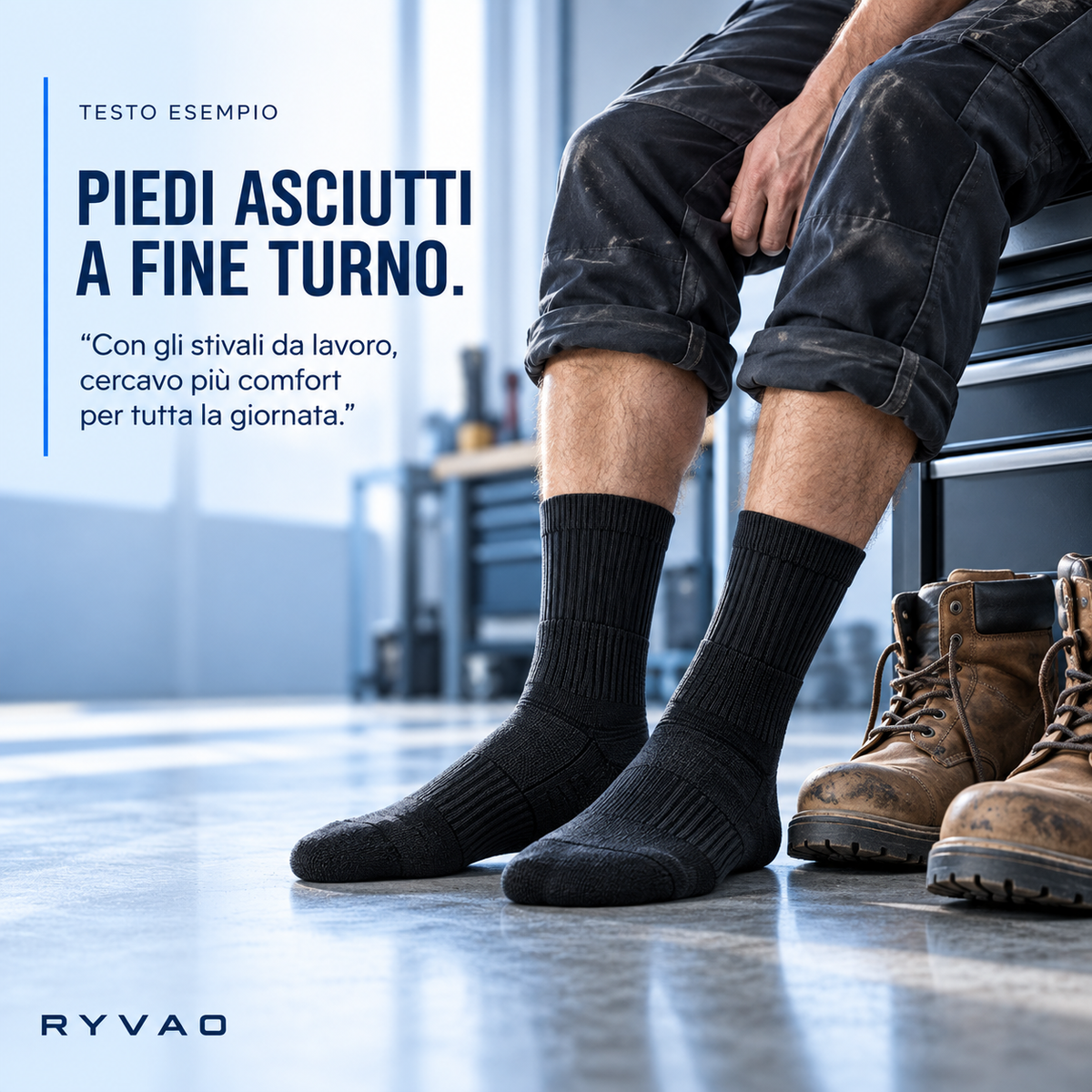 Ryvao GuardStep™ — Calze da lavoro